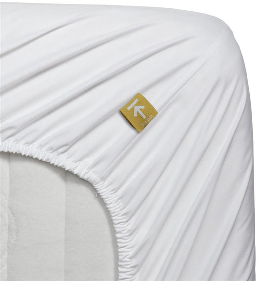 Beddinghouse - percale katoen - hoeslaken - 90x210 cm - wit
