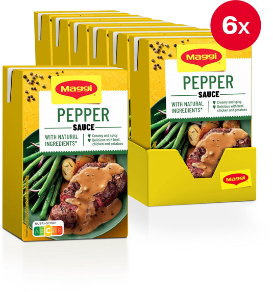 Maggi peper saus 6 stuks x 250ml