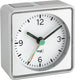 Tfa dostmann 60.1013.54 wekker quartz zilver alarmtijden: 1 fluorescerende wijzers