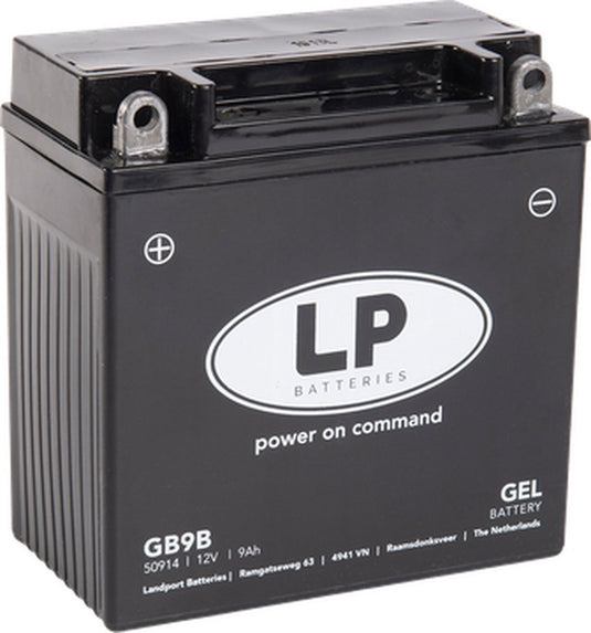 Landport (lp) gb9b motor gel accu 12 volt 9 ah