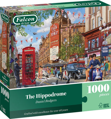 Falcon jumbo legpuzzel the hippodrome - 1000 stukjes puzzelplezier.