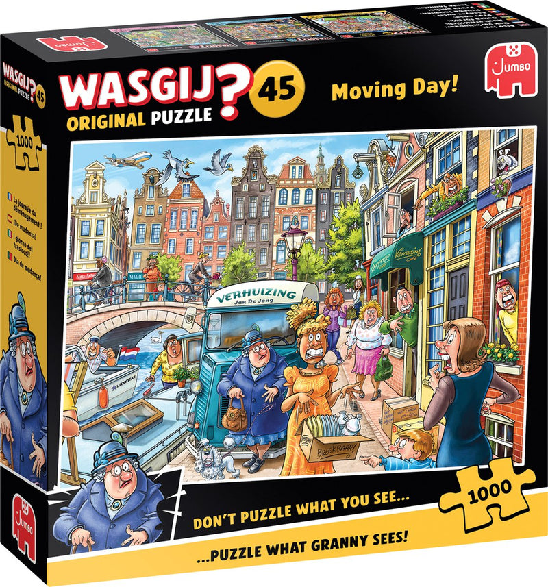 Load image into Gallery viewer, Wasgij original 45 - verhuisdag! - 1000 stukjes puzzel - legpuzzel
