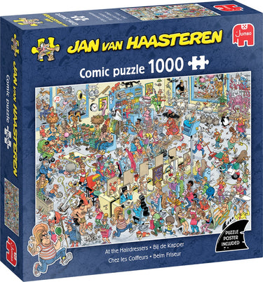 Jumbo jan van haasteren - bij de kapper puzzel 1000 stukjes