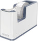 Leitz wow plakbandhouder - inclusief 1 rol plakband - grijs wit