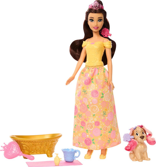 Disney princess bella pop met puppy geel