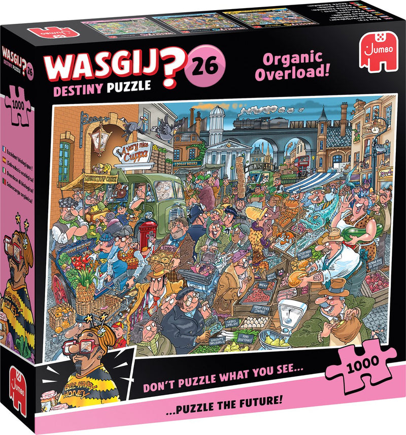 Load image into Gallery viewer, Jumbo wasgij destiny 26 legpuzzel - barstensvol bio!, 1000st.
