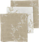 Meyco baby branches monddoekjes - 3-pack - hydrofiel - sand - 30x30cm