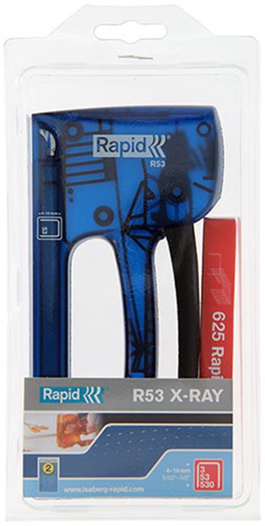 Rapid 1011507 - nietapparaat r 53 x ray blauw | 1 stuks