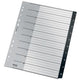 Leitz recycle index 1208 a4 maxi co2 neutraal zwart 10 tabs 11-gaats 90% gerecyc
