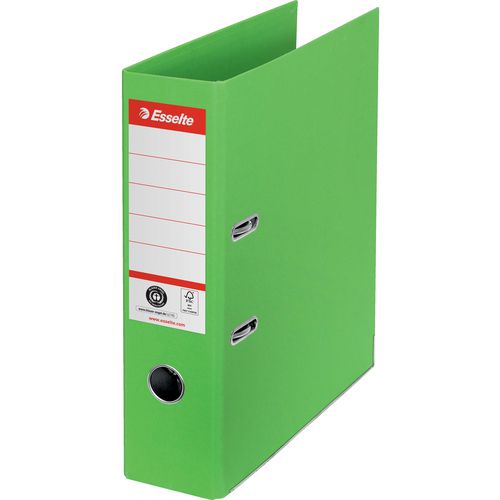 Esselte ordner co2 neutral 75mm groen