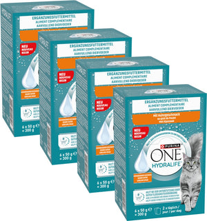 Purina one hydralife - kattenvoer natvoer - kip - 24 x 50 g