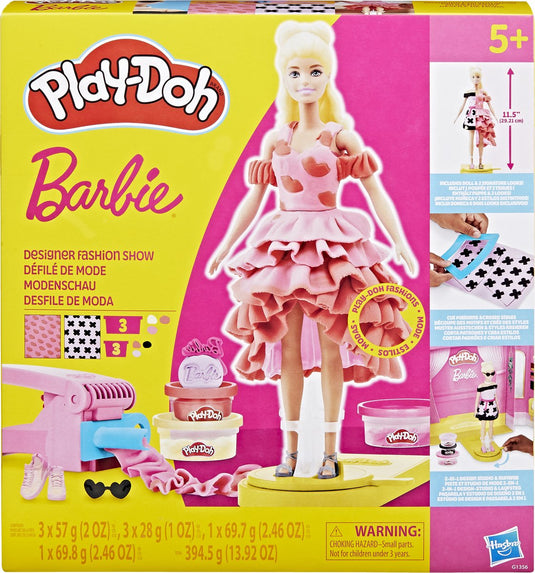 Play-doh barbie designer modeshow speelset - boetseerklei