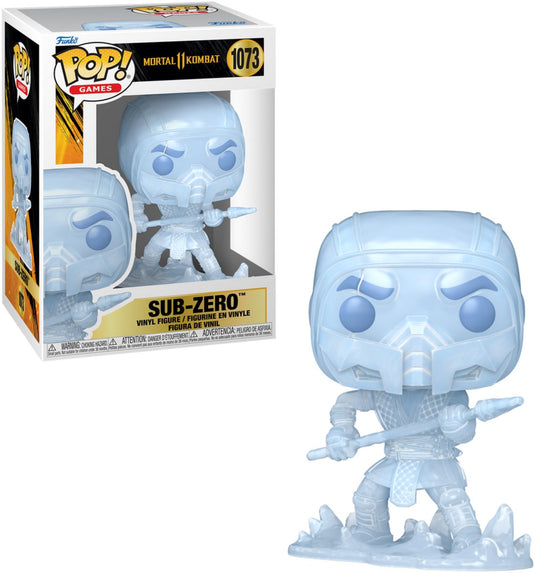 Funko mortal kombat sub-zero vinyl figur 1073 unisex pop! - neutraal - standard