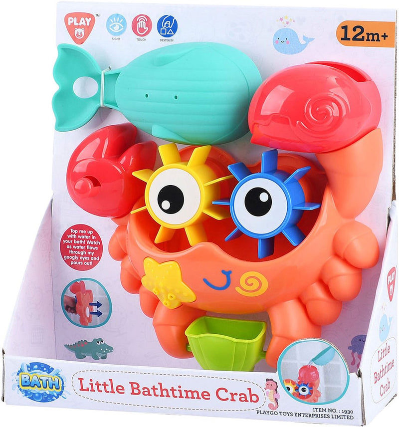 Load image into Gallery viewer, Playgo badspeelgoed krab met zuignappen voor in bad - kleurrijk waterspeelgoed.
