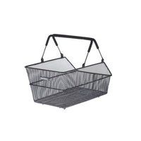 basil cento multi system - bicycle basket - on the back - black