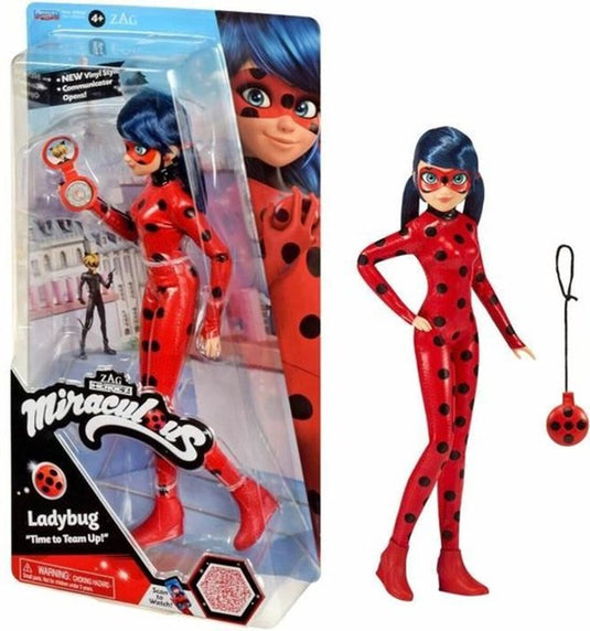 Bandai - wonderbaarlijk lieveheersbeestje - lieveheersbeestje gelede pop - lieveheersbeestje met haar jojo in telefoonmodus - kostuum met vinyleffect - officieel gelicentieerd - 26 cm modepop - speelgoed voor kinderen van 4 jaar en + - p50028