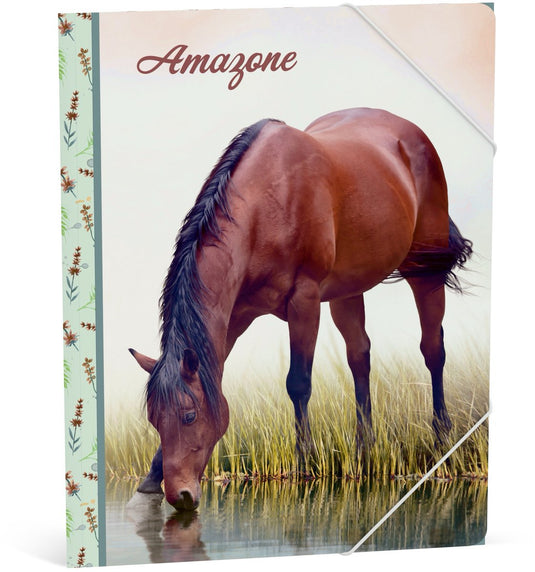 Amazone elastomap a4 - bruin paard
