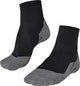 Falke tk5 cool short anti-blaar dun lyocell functioneel materiaal wandelsokken dames zwart - maat 39-40