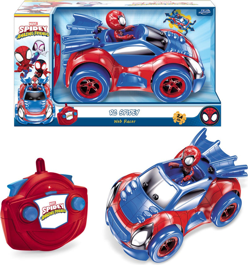 Load image into Gallery viewer, Dickie jada rc spidey web racer bestuurbare auto
