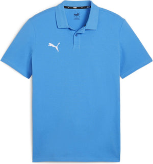 Puma teamgoal casuals polo heren sportshirt - ignite blue- white
