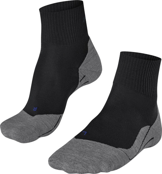 Falke tk5 cool short anti-blaar dun lyocell functioneel materiaal wandelsokken dames zwart - maat 37-38