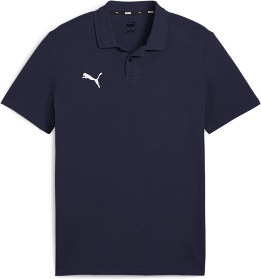 Puma teamgoal casuals polo heren sportshirt - navy- white