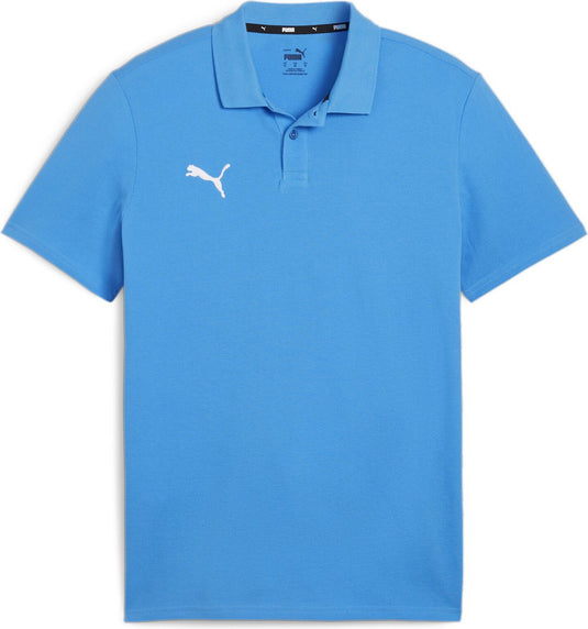 Puma teamgoal casuals polo heren sportshirt - ignite blue- white