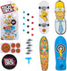Tech deck , ultra dlx-pack met 4 fingerboards, simpsons-skateboards, aanpasbare miniskateboards voor verzamelaars