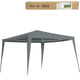 Lesli living partytent grijs 3x3m