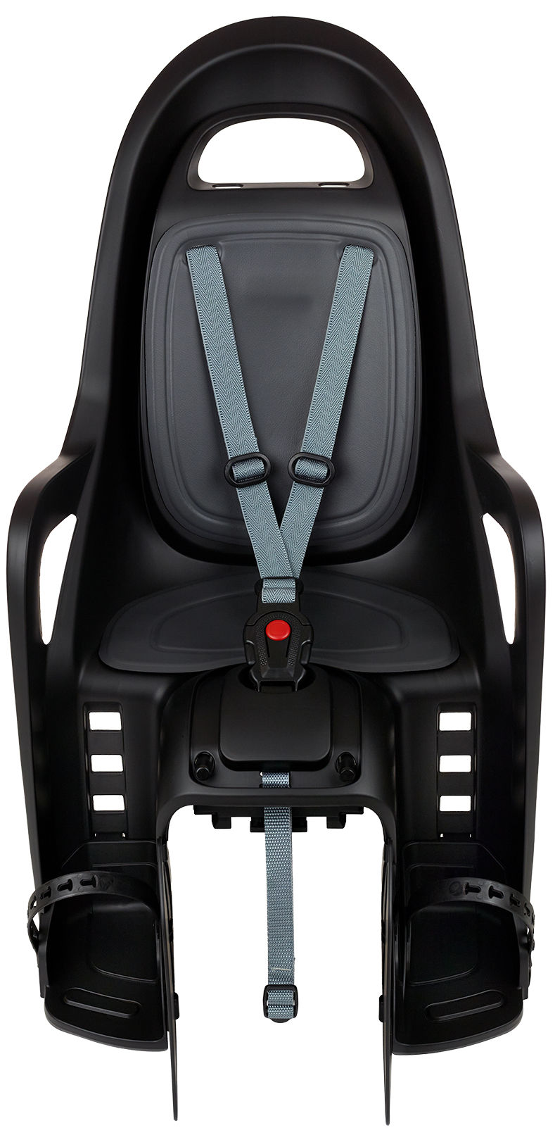 Load image into Gallery viewer, Polisport achterzitje groovy mik-hd donkergrijs zwart
