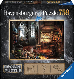 Ravensburger escape room puzzel - draken laboratorium, 759st