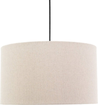 Eglo feniglia hanglamp - e27 - ø 38 cm - beige|zwart - linnen