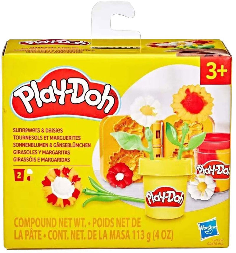 Load image into Gallery viewer, Play-doh klei speelset zonnebloemen en madeliefjes - creatief speelgoed.
