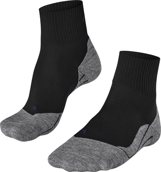 Falke tk5 cool short anti-blaar dun lyocell functioneel materiaal wandelsokken heren zwart - maat 39-41