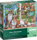Falcon katten legpuzzel 1000 stukjes - lazy afternoon puzzel karton.