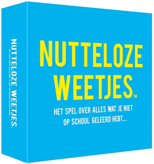 Koelkastpoezie nutteloze weetjes - partyspel