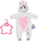Baby born unicorn onesie - poppenkleding 43cm