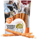 Duvo plus meat! snack kip runderhuid sticks voor honden l-25cm-1kg