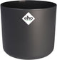 Elho b.for soft rond 22 - bloempot voor binnen - 100% gerecycled plastic - ø 22.3 x h 20.4 cm - antraciet