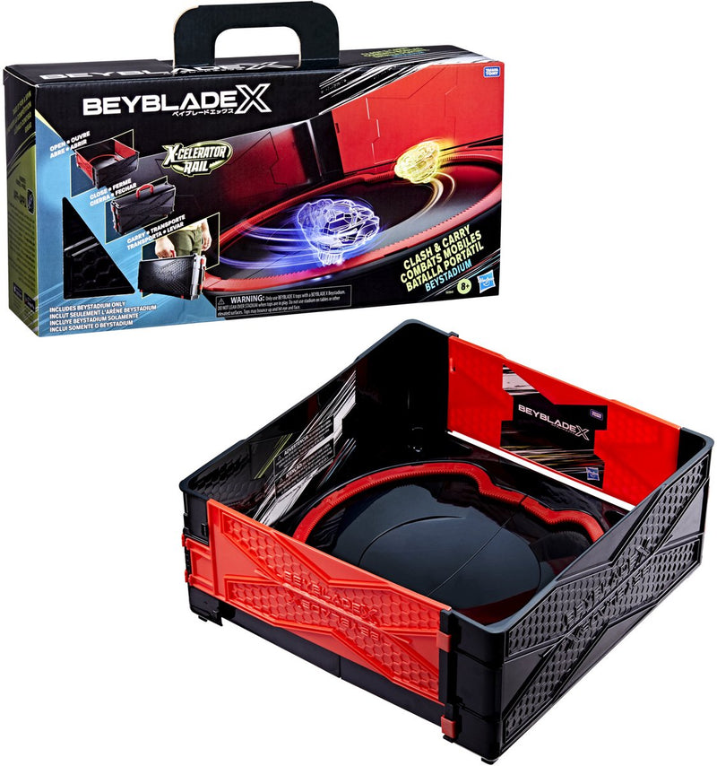 Load image into Gallery viewer, Hasbro beyblade x beystadium clash-and-carry beystadium
