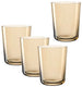 Leonardo leggero glas 330ml tosca - set 4