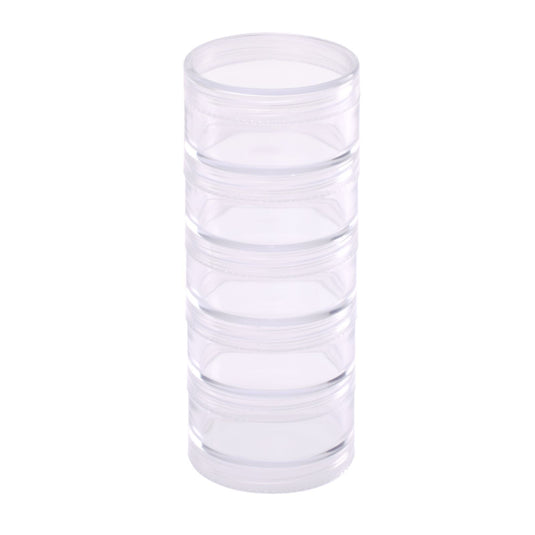 Vaessen creative • ronde sorteerbakjes 5cm set 5stuks