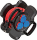 Brennenstuhl rubberen kabelhaspel x-gum ip44 kabelhaspel voor buiten (10 m, kortstondig buitengebruik, speciale rubbersamenstelling, met hogere contactbescharming, made in germany)