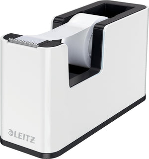 Leitz wow plakbandhouder - inclusief 1 rol plakband - zwart wit