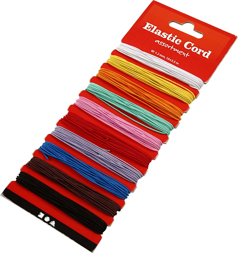 Load image into Gallery viewer, Creativ company elastiek kleur dikte 1mm, 10x3,5m
