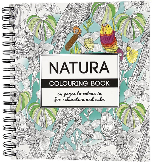 Creativ company kleurboek voor volwassenen natura spiraalgebonden