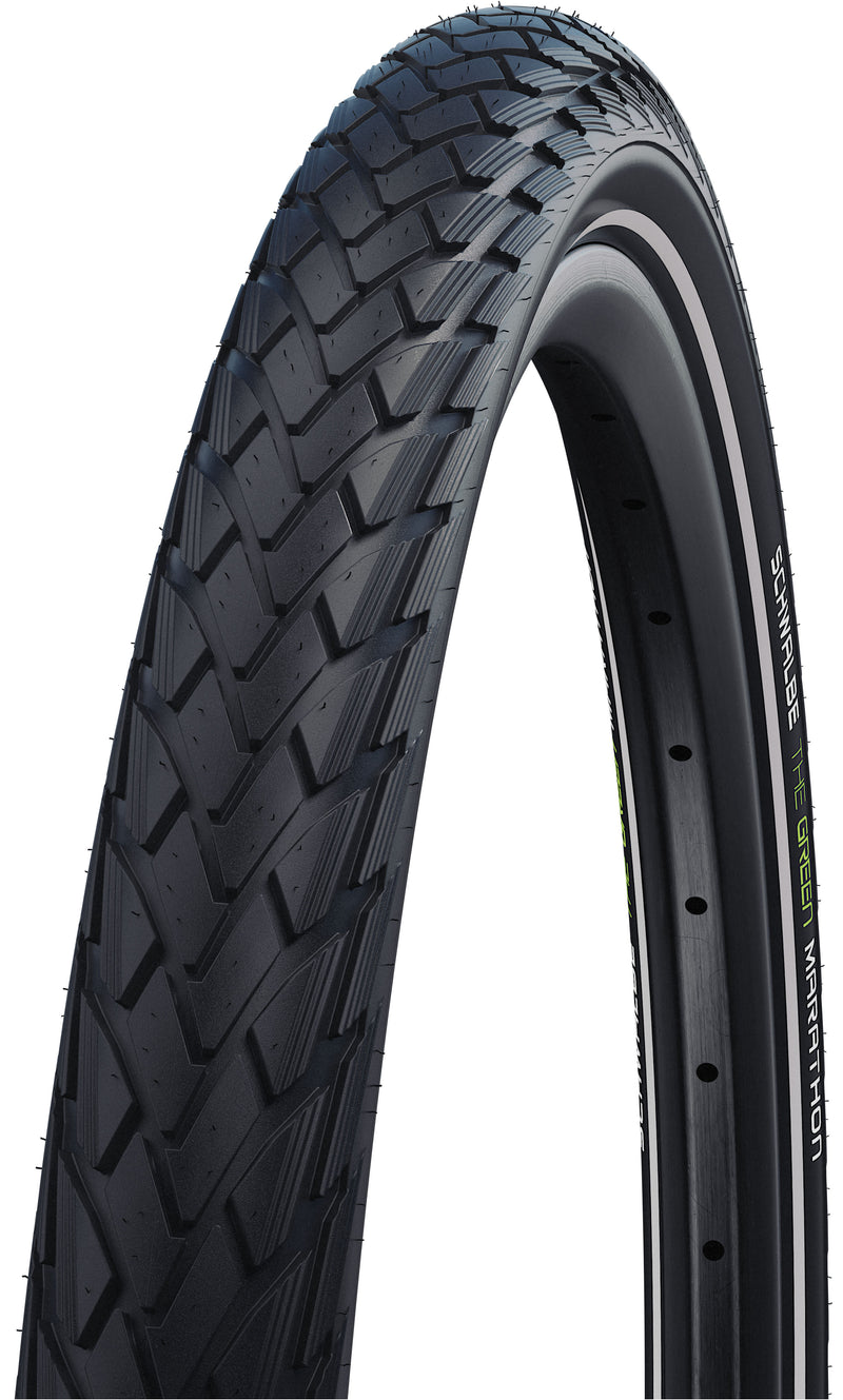 Load image into Gallery viewer, Schwalbe marathon 27.5x1.65 650x42b (44-584) wired performance line addix eco black+reflex
