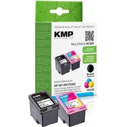 Inktcartridge kmp hp 301 zwart, cyaan, magenta, geel