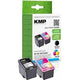 Inktcartridge kmp hp 301 zwart, cyaan, magenta, geel