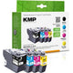 Inktcartridge kmp brother lc-3219valdr zwart, cyaan, magenta, geel